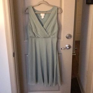 LIKE NEW Silk J Crew Sage Dress Sz 12